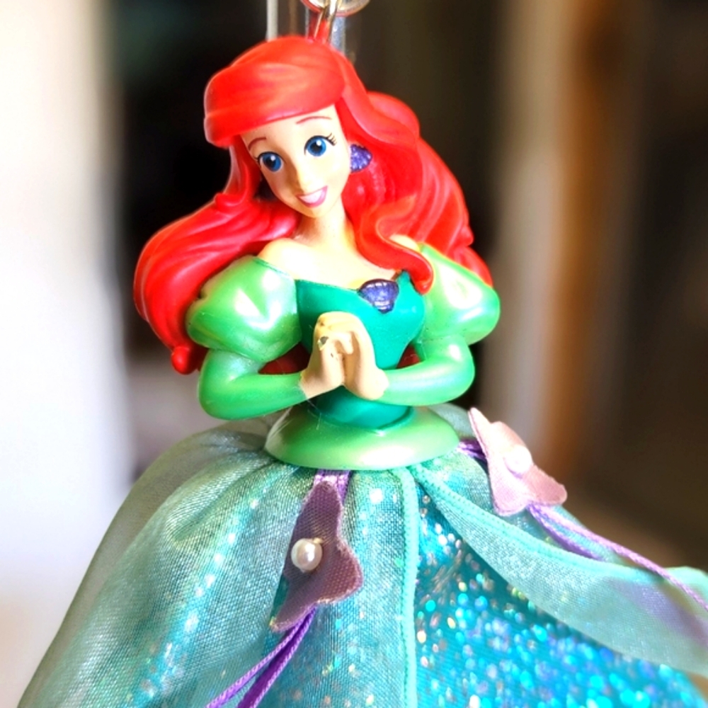 Disney Parks Princess Ariel Tulle Keychain